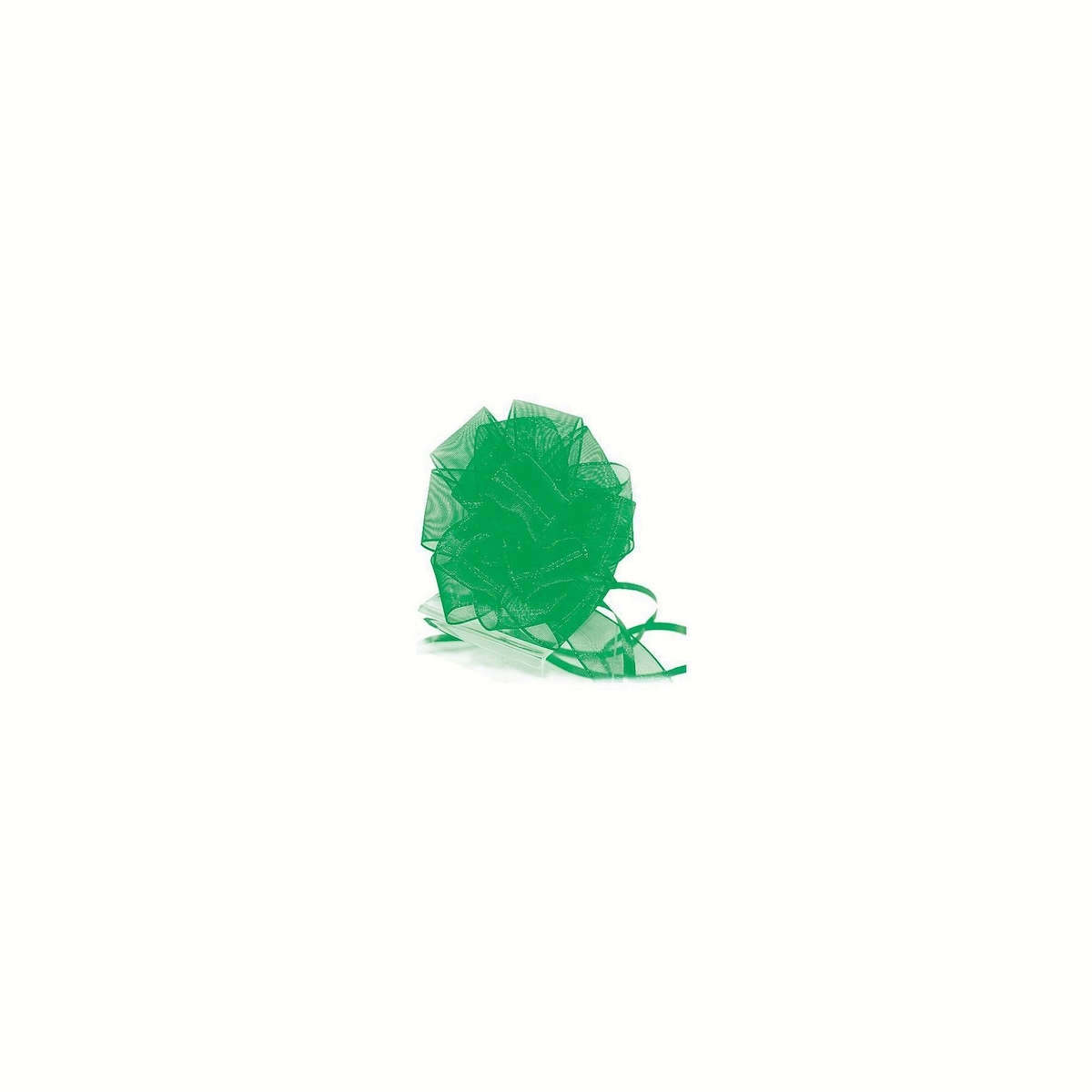 Star Ziehschleife Rapid grasgrün 10er Box Ø13cm
