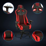 thumbnail of Gaming Stuhl / Bürostuhl GAMEBREAKER SX 04 Stoff / Kunstleder schwarz / rot  hjh OFFICE