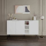 thumbnail of Dmora Credenza Dpenz, Buffet da soggiorno, Madia da salotto, Dispensa da cucina, 142x36h83 cm, Bianco