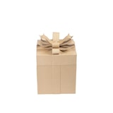 thumbnail of Décopatch Pappmaché, braun, Set mit 2 viereckigen Geschenkboxen mit Schleife - Kartonbraun BT080C