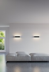 thumbnail of Icon LED-Wandleuchte 12W 120° CCT-Schalter 2700K/3200K/4000K Mattweiß - Dekorative indirekte Beleuchtung - Beneito & Faure