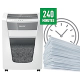 thumbnail of Destructora Leitz IQ Office Pro P4, blanco/plata