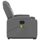 thumbnail of vidaXL Elektrischer Massagesessel mit Aufstehhilfe Dunkelgrau Stoff