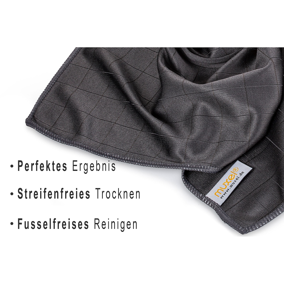 Carbon Tuch Microfaser Glaspoliertuch Fenstertuch Mikrofasertuch Fusselfreie Gläser Spiegel Fenster Scheiben Autoscheiben ohne Schlieren und Streifen