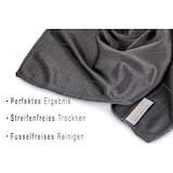 thumbnail of Carbon Tuch Microfaser Glaspoliertuch Fenstertuch Mikrofasertuch Fusselfreie Gläser Spiegel Fenster Scheiben Autoscheiben ohne Schlieren und Streifen