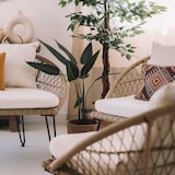 thumbnail of Planta artificial en maceta Strelitzia 90 cm - Oviala