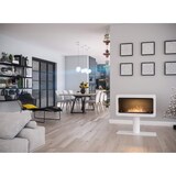 thumbnail of Camino a Bioetanolo da Pavimento 82x44 cm Inecco Bianco con Vetro