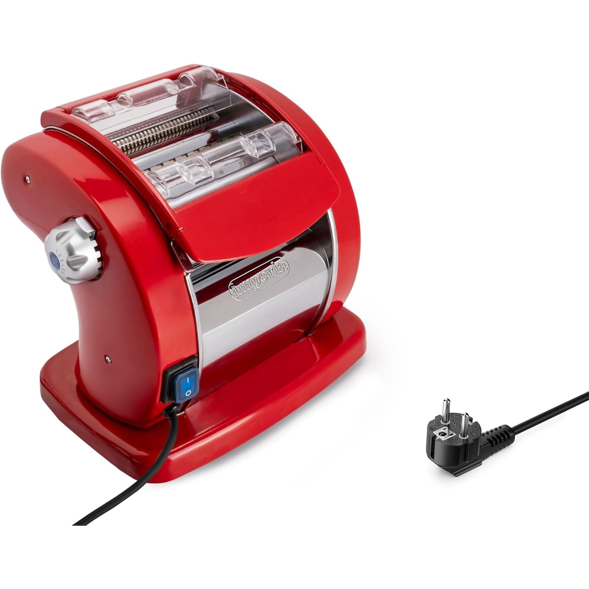 Imperia - PastaPresto elétrica Red T. 2/6,5 mm (fettuccine, tagliolini e massa folhada)