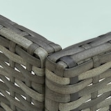 thumbnail of vidaXL 4-tlg. Garten-Lounge-Set mit Auflagen Poly Rattan Grau