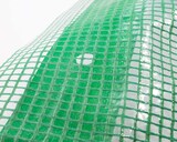 thumbnail of Gitterplane Gitterfolie 3 x 4 m transparent grünes Gitter Nagelrand verstärkt
