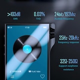 thumbnail of Lecteur MP3 4 Pouces 16GB Bluetooth Haute Résolution Audio HiFi YONIS