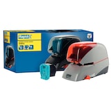 thumbnail of Grapadora Rapid mod. 5080E, plata/naranja