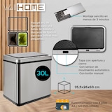 thumbnail of WellHome - Cubo de Basura Inteligente 15L+15L en color Gris 35,5x26x43,5cm - Apertura Automática/Manual