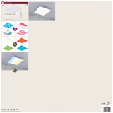 thumbnail of Paulmann LED Panel Velora Rainbow dynamicRGBW   eckig 450x450mm  19W 1690lm RGB+ Weiß dimmbar 79905