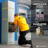 thumbnail of Armadietto Spogliatoio 4 ante di alta qualità, Armadietti Spogliatoio per l'officina o l'ufficio, armadietto con 2 chiavi per ogni serratura (Grigio)