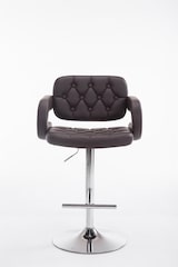 thumbnail of Barhocker Dublin Kunstleder braun/chrom