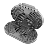 thumbnail of Tarrington House  Gaufrier double WA1220, plaques anti-adhesives, 1200W, acier inoxydable/aluminium, 23.2 x 35.2 x 9.6 cm, argenté