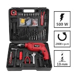 thumbnail of Perceuse à percussion 500W + 41 accessoires de perçage Mallette ITOOLS