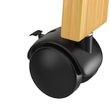 thumbnail of CASARIA® Kleiderständer mit Rollen und Ablagen Holz