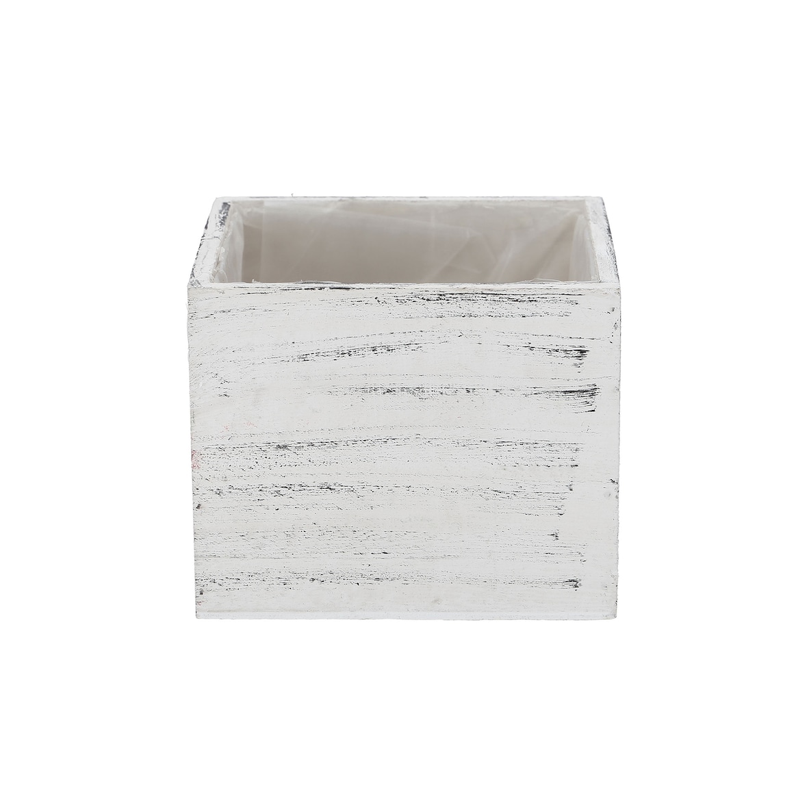 VOSTEEN 6 Stück Pflanzenkübel - Blumenkasten, Pflanzgefäß, Holztrog, Pflanzkasten - wetterfest, robust, dekorativ für Außenbereiche