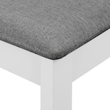 thumbnail of Chaises à manger avec coussins lot de 4 blanc bois solide Modèle Vega StudioDesk Ligne
