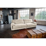 thumbnail of KAWOLA Sofa CINE XXL-Sofa 3-Sitzer Cord cremeweiß