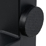thumbnail of COSTWAY Bijzettafel C-vorm, banktafel met metalen frame, salontafel, laptoptabel, 45,5 x 25,5 x 64 cm (grijs)