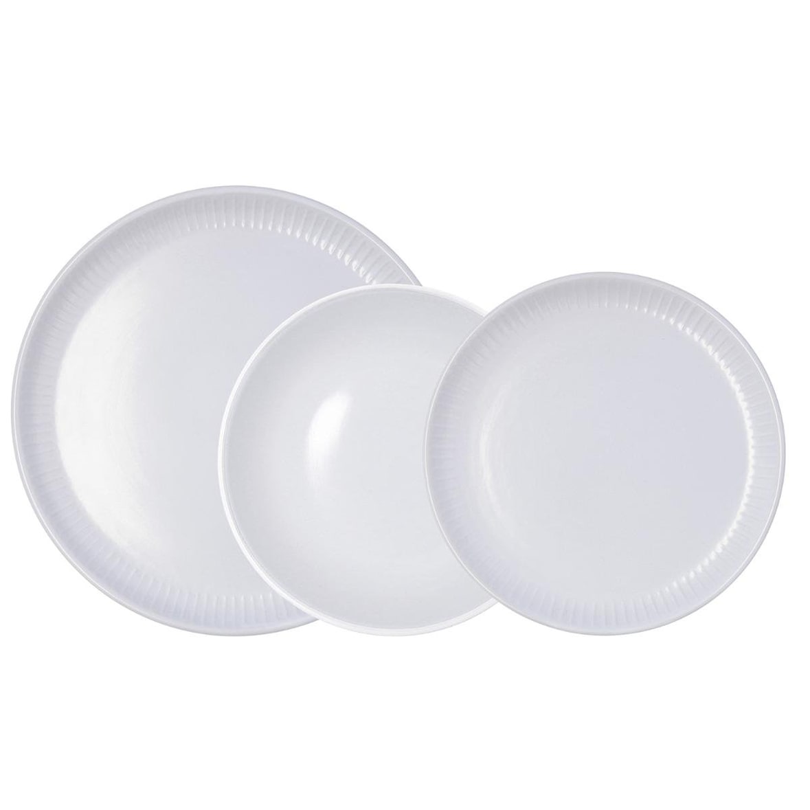 Bidasoa Moana Grijs Keramisch Serviesgoed 12 Stuks - 4 Personen