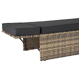 thumbnail of tectake Canapé de jardin CORFOU modulable - marron naturel - 403688