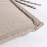 thumbnail of Cojín para sillas de jardín Olefin color Marrón tostado, Tamaño 40x42x4 cm, No pierde color, Desenfundable