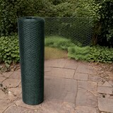 thumbnail of PROREGAL Maschendrahtzaun Sechseckgeflecht KEEPY, Höhe 1,0 Meter, Länge 25 Meter, Maschenweite 16mm, Drahtstärke 1,0mm, PVC-Beschichtet Grün