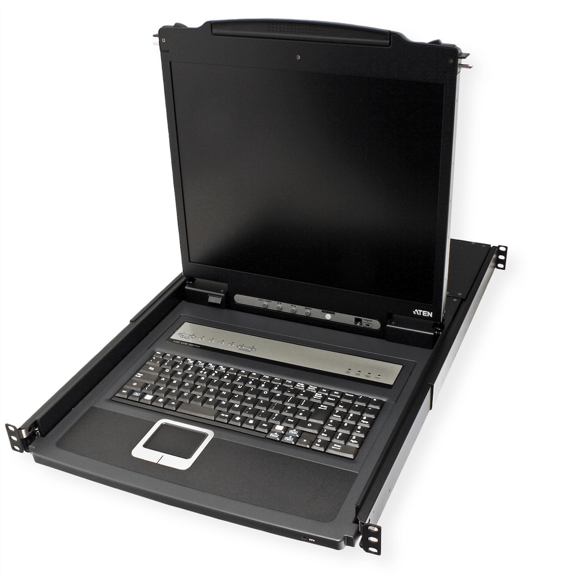 ATEN CL1308N KVM-Switch, 48cm TFT, VGA, PS/2-USB, 8 Port, FR-Layout