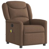 thumbnail of vidaXL Massagesessel Braun Stoff