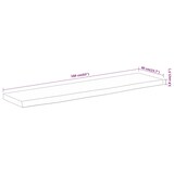 thumbnail of vidaXL Tafelblad rechthoekig natuurlijke rand 160x40x3,8 cm acaciahout