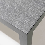 thumbnail of 10-Sitzer Gartentisch aus grauer Aluminiumkeramik
