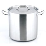 thumbnail of METRO Professional Olla para sopa con tapa, acero inoxidable, Ø 36 cm, 36 L, altura: 40.4 cm, inducción