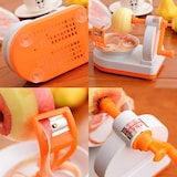 thumbnail of WellHome - Pelador de fruta de plástico ABS color Naranja y blanco