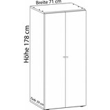 thumbnail of Vandoll Schuhschrank 2 Türen Buche dekor.
