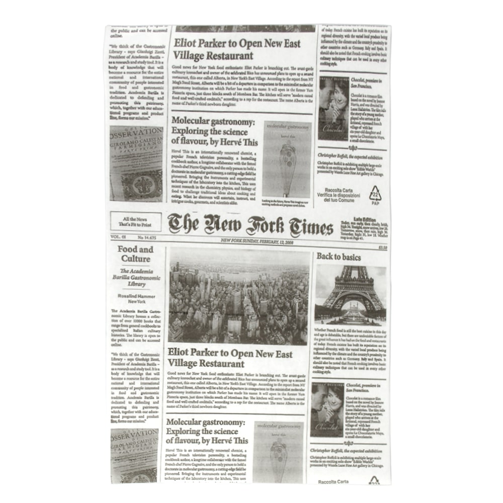 Papier Burger - "Journal" - 37x25 cm - par 10 kg