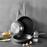 thumbnail of Masterpro - Bratpfanne Ø24x5 cm Argent, antihaftbeschichteter Edelstahl