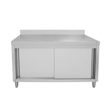 thumbnail of METRO PROFESSIONAL Gastro werkkast GSCB2140B, roestvrij staal, 140 x 70 x 95 cm, met opstaande rand, zilver