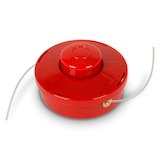thumbnail of EBERTH 4x Fadenkopf Ersatzteil für Rasentrimmer, 3mm Faden, 2,3m Länge, Tippautomatik, M10 x 1,25 Gewinde
