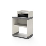 thumbnail of MF - Holzkohlegrill Modell PLAN 1 (Grau/Weiß - 78 x 47 x 113 cm) REF: T00871