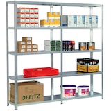 thumbnail of PROREGAL Fachbodenregal ADLER Schraubsystem | Medium-Duty | Grundregal | HxBxT 300x100x50cm | 7 Ebenen, Fachlast 250kg | Beidseitig nutzbar | Verzinkt