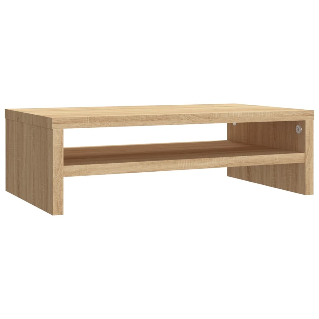 vidaXL Monitorständer Sonoma-Eiche 42x24x13 cm Holzwerkstoff