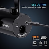 thumbnail of Microphone Dynamique Pour Podcasting Enregistrement Gaming Streaming Noir YONIS