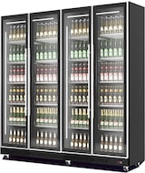 thumbnail of Mobiler Flaschenkühlschrank mit 4 Glastüren Getränkekühlschrank Kühlschrank Gastro 1608 L 0/10°C ISO 48 mm