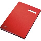 thumbnail of Unterschriftsmappe A4 PP 20 Fächer rot Packung mit 12 Stück