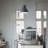 thumbnail of Sospensione Industrial-Minimal Metro Metallo Grigio 1 Luce E27