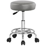 thumbnail of CASARIA® Drehhocker Höhenverstellbar Dicke Polsterung Grau